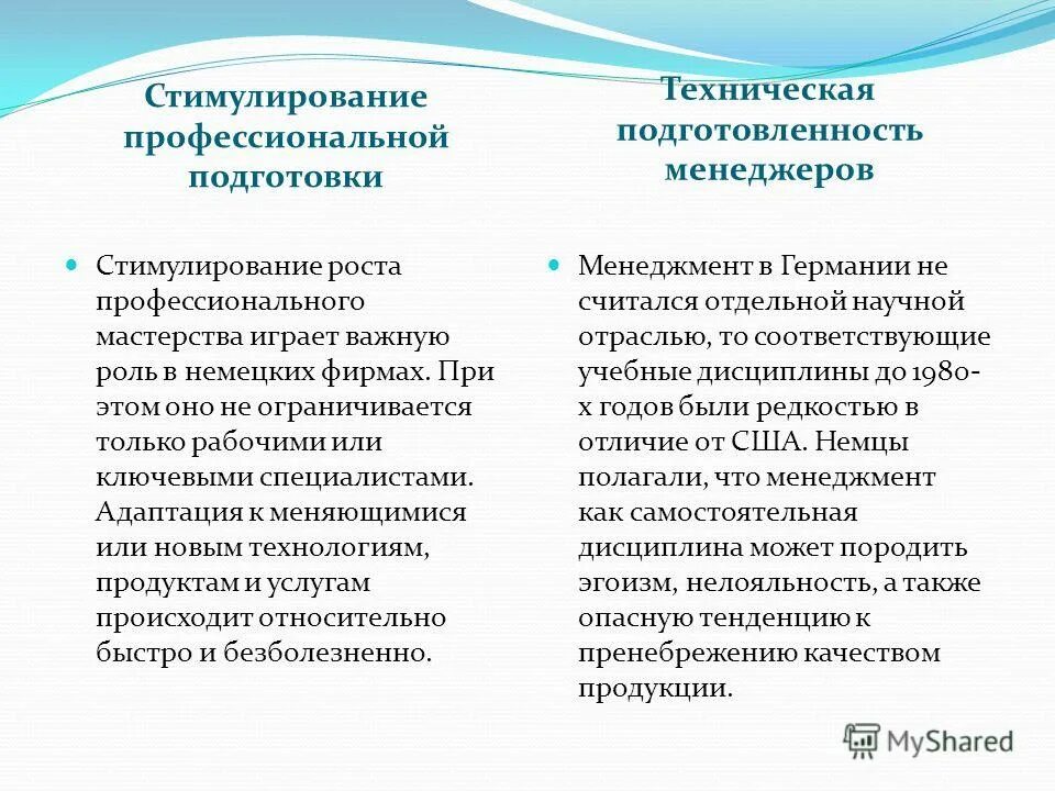 Анализ российского менеджмента. Стимулирование профессионального роста это. Модель менеджмента ФРГ. Особенности менеджмента в Германии. Скорость служебного роста в Германии менеджмент.