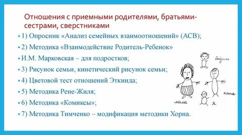 Семья и семейные отношения тест с ответами
