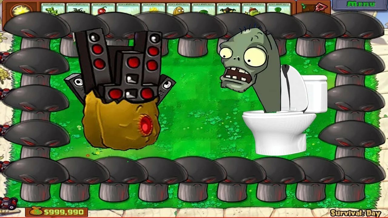 Скибиди туалет зомби вирус. Plants vs Zombies женщина. Titan Camera man с пилой Toilet Tower Defense.