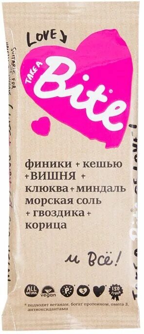 Финик любовь. Батончик bite миндаль-яблоко-корица. Take a bite батончик. Батончик bite вишня миндаль. Bite батончики логотип.