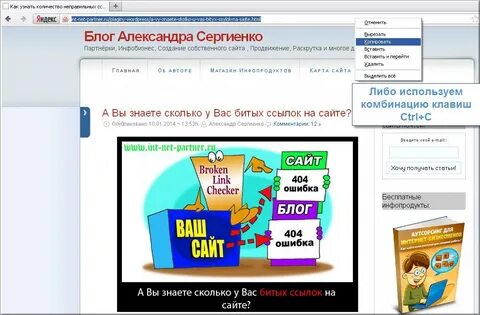 Копии ссылок