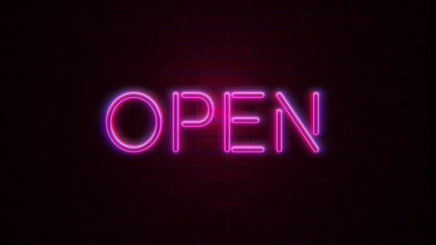 Неоновая надпись открыто. Надпись open. Неоновая надпись open. Неоновая вывеска открыто.