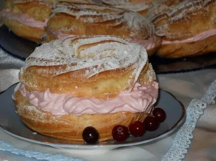 Заварное тесто с творогом