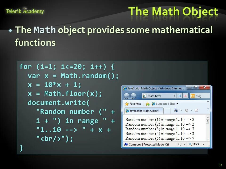 Как подключить библиотеку math. Математика в js. функции math js. математика в c#. javascript математические методы.
