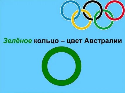 Олимпийские кольца красное