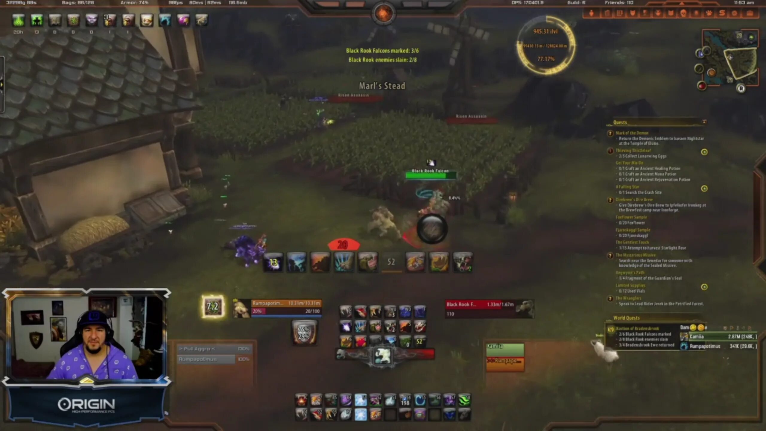 Shadowed unit frames 3. 3. 5 a. Shadowed unit frames для wow 3. Plater nameplates.