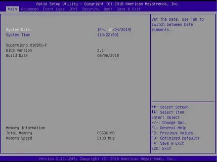 Supermicro bios