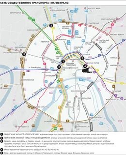 Карта автобусных маршрутов москвы