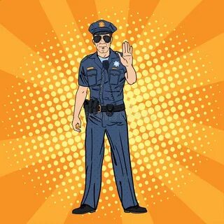 Giant policeman