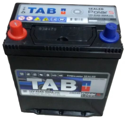 Автомобильный аккумулятор Tab Polar s Asia s45jx (246545). Автомобильный аккумулятор Tab Polar s Asia s60jx. Tab Polar s45jx 246545. Tab Polar (45 а·ч) [246045].