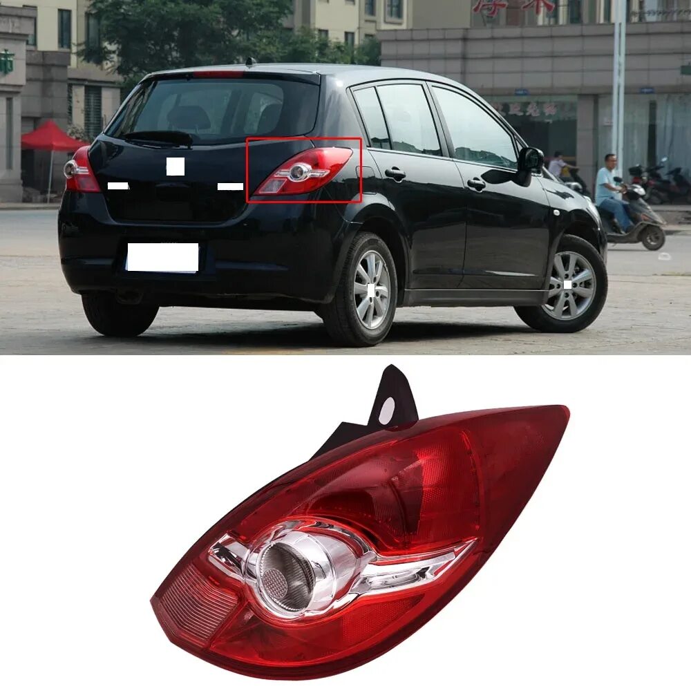 Как снять заднюю фару ниссан тиида хэтчбек Фото Nissan Tiida (2015 2019) поколение III Рукоятка рычага механической кор