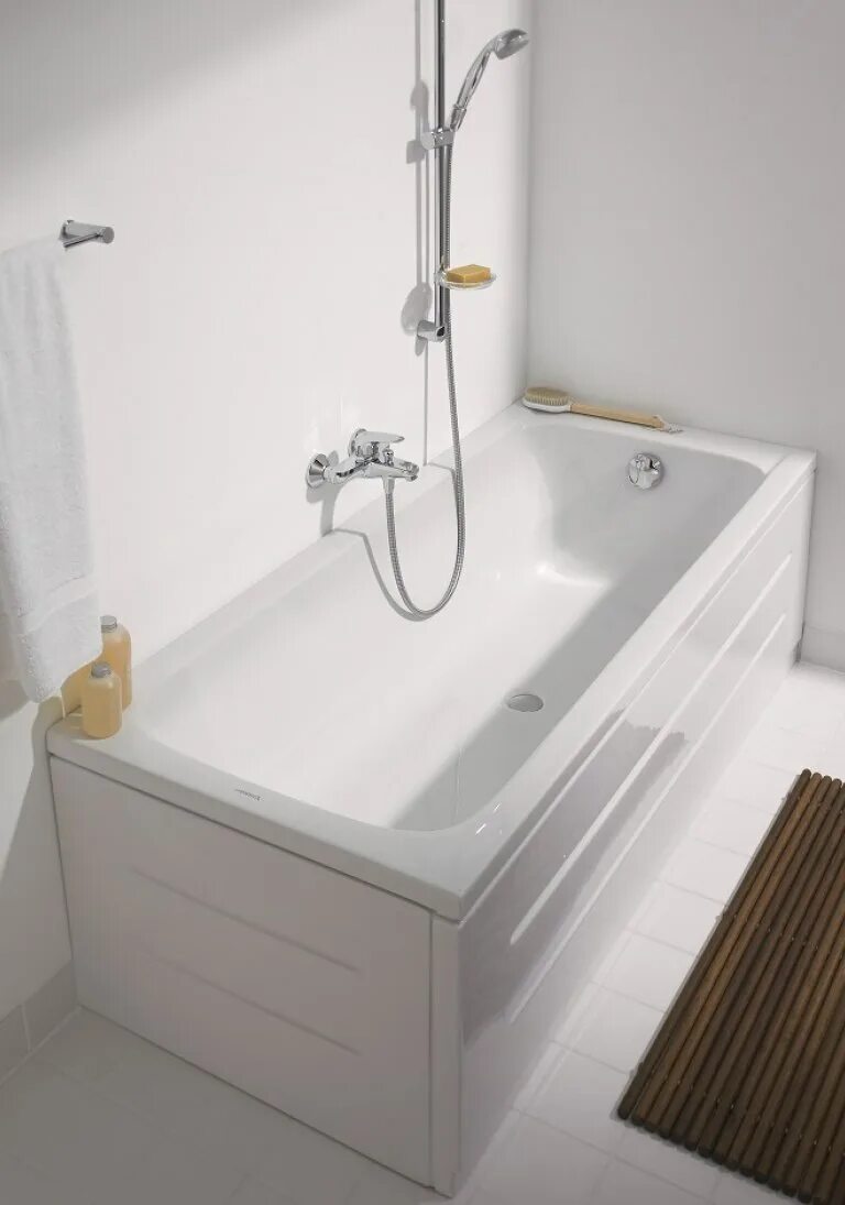 Ванна с длинным краном. Акриловая ванна Duravit d-code. Ванна Duravit d-code 170x75. Duravit d code ванна 180х80. Duravit d-code ванна 1700x750 мм.