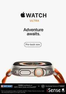 Apple watch ultra titanium case