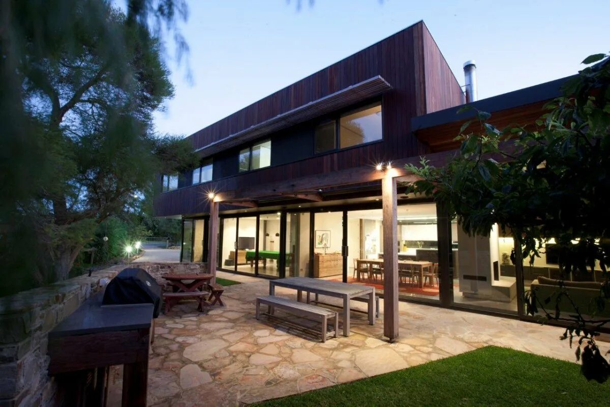 Дом и точка. Дом для point. дом точка современный. eco-aus-haus. дома в австралии на берегу реки регионы фото.