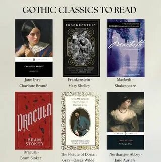 Готические книги список лучших книг