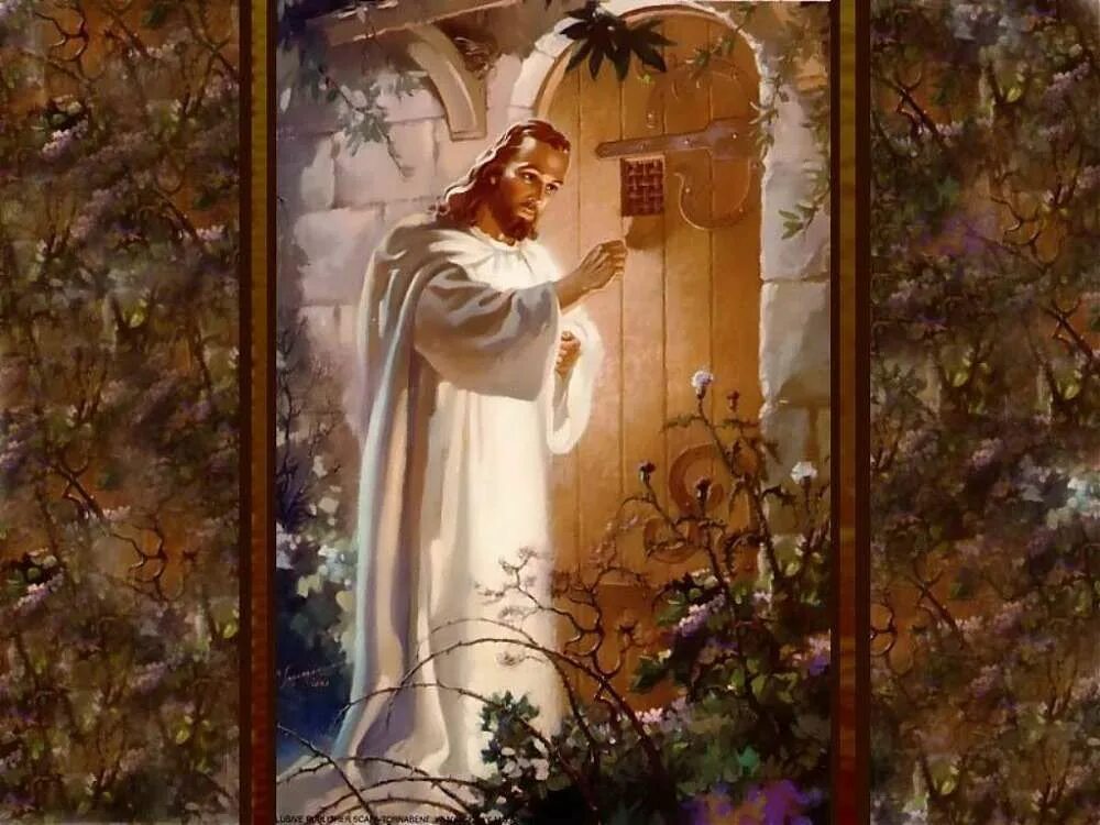 Песня сердце открыты двери. Иисус Христос се стою у двери и стучу. Христос стучится в дверь. Иисус Христос стучится в дверь. Христианская живопись.