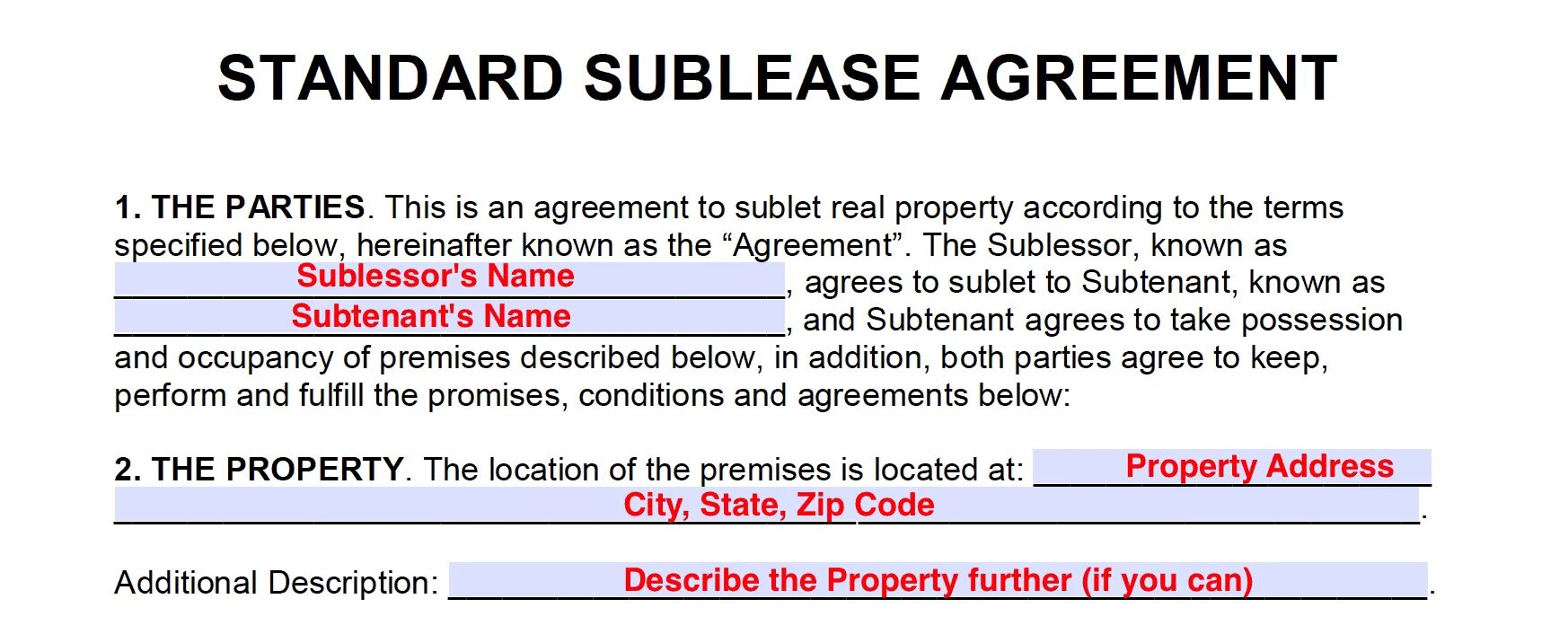 Property code