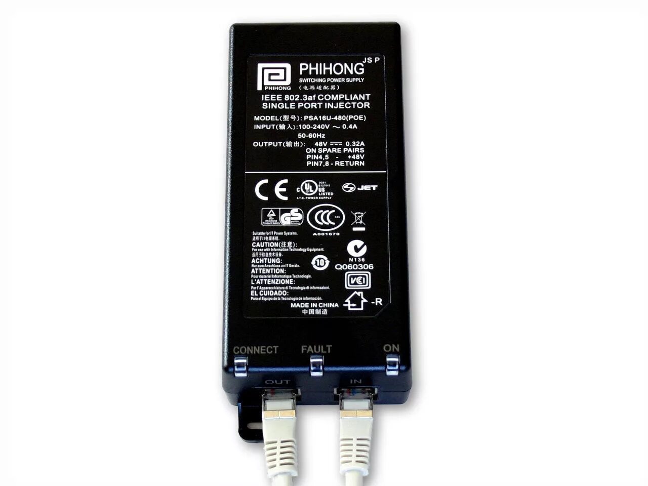 Ieee 802. Phihong блок питания single port power over ethernet poe61-560dg. 3af. Ieee 802. Ieee 802.