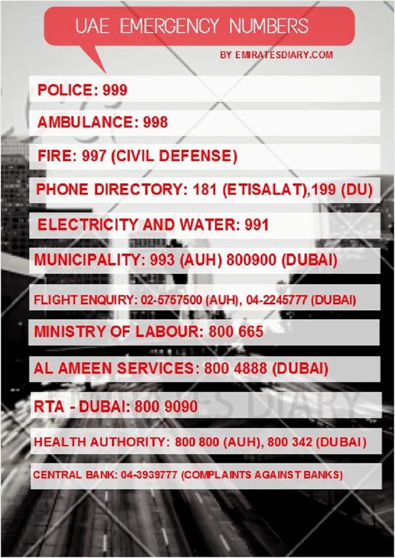 Emergency number. Emergency в uae. uae numbers. dubai phone number. uae telephone numbers.