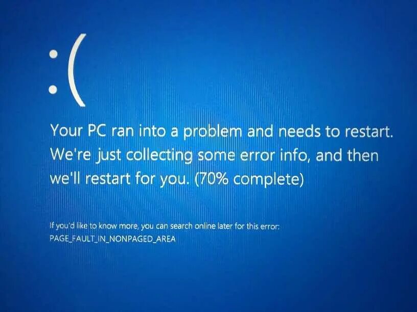 BSOD Windows 10. Экран смерти. Ошибка на компьютере. Синий экран смерти Windows 10.