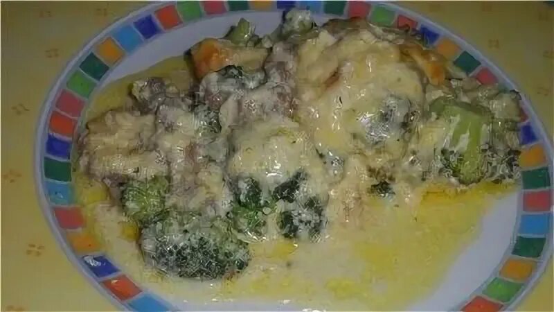 Брокколи с сыром фаршем
