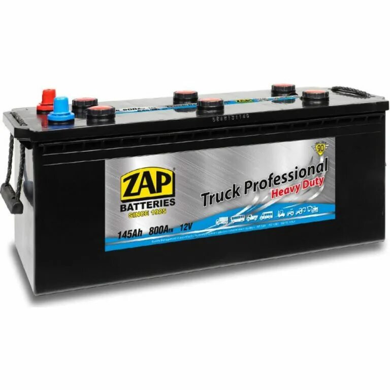 Аккумулятор zap. Аккумуляторы 190 ah 12v zap truc pro l+. аккумулятор 145.