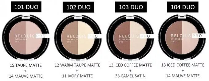 Тени Релуи про дуо 101. Релуи тени Pro Eyeshadow Duo. Relouis Pro тени для век Eyeshadow Duo тон 101. Тени для век Relouis Pro Eyeshadow Duo.