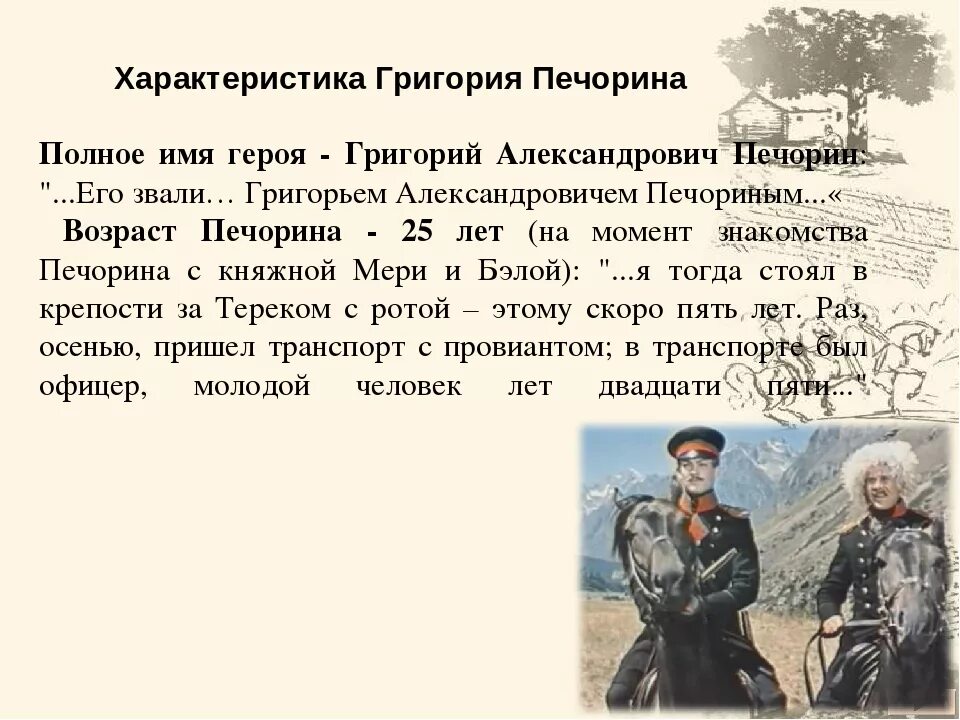 Сколько лет печорину в главе. В романе «герой нашего времени» г.а.Печорин. Характеристика Печорина герой нашего. Характеристика Печорина герой нашего времени.