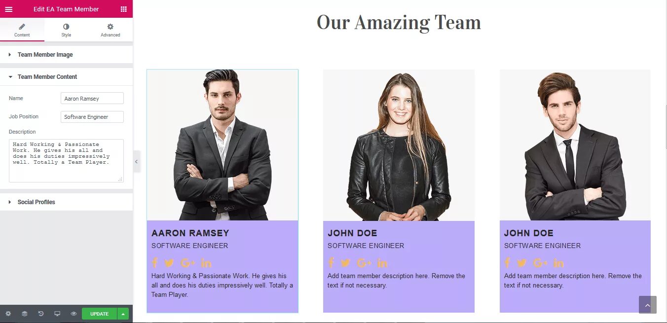 Team Section CSS. Team members. Team members Design. &Team members name.