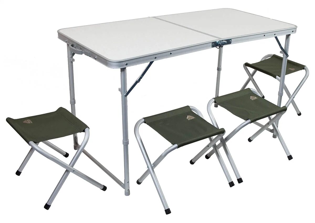 Стол складной + 4 стула пикник сно-150-е черный (990992). Алюм. Стол camping world long table tc-002 алюминиевый. Экос cho-150-e комплект "пикник" (стол и 4 стула ) черный (992992). Стол раскладной + 4 стула (алюминий) усиленный pro белый 120х60х70 см.