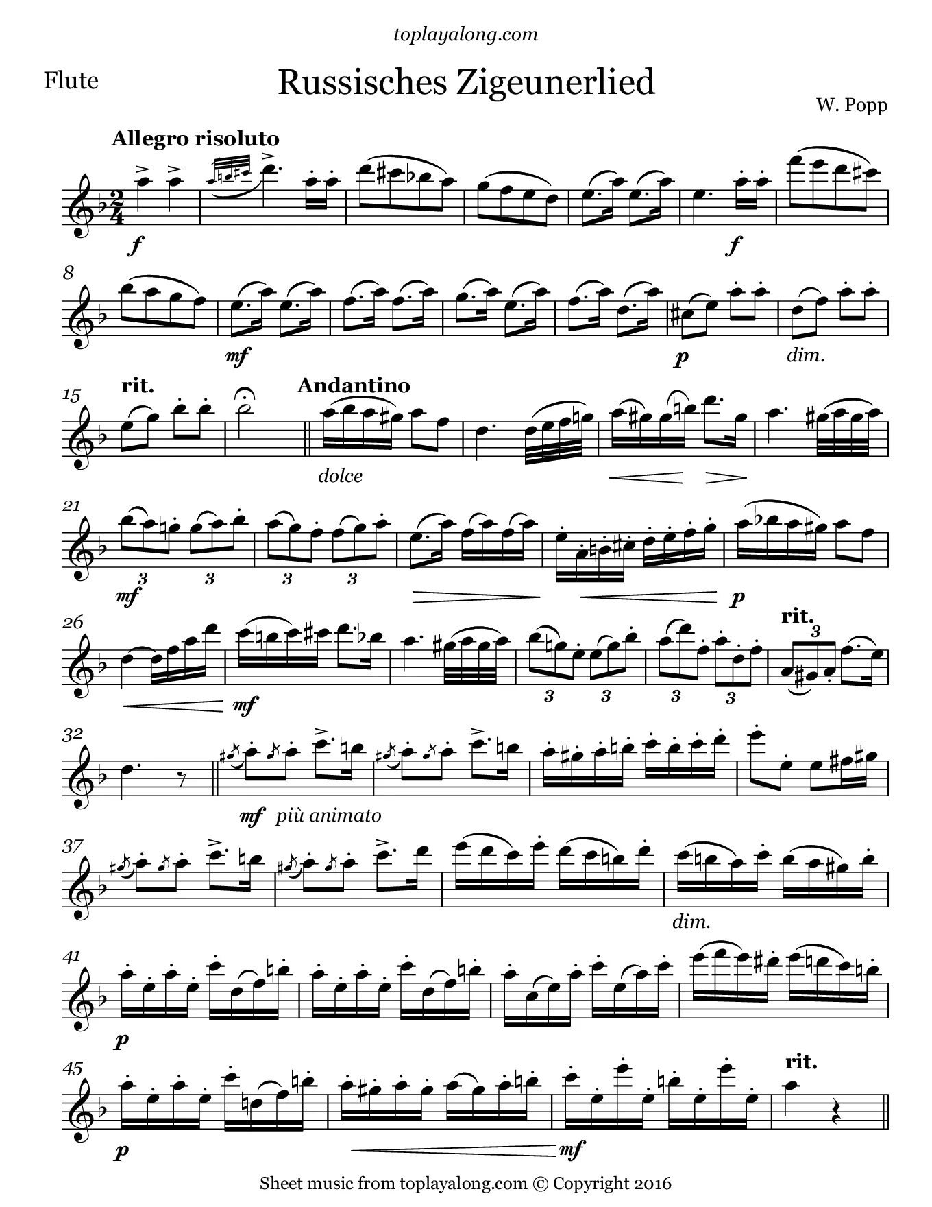 Попп флейта. Russisches zigeunerlied флейта ноты. popp - russisches zigeunerlied ноты для флейты. flauto попп. попп испанский танец ноты.