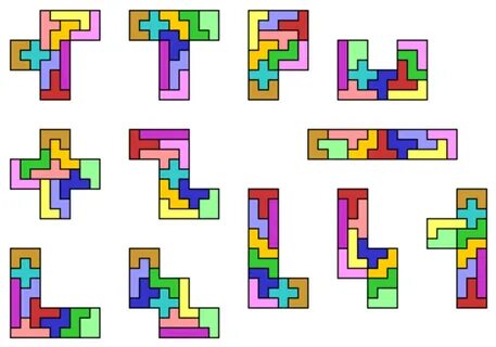 12 фигур пентамино