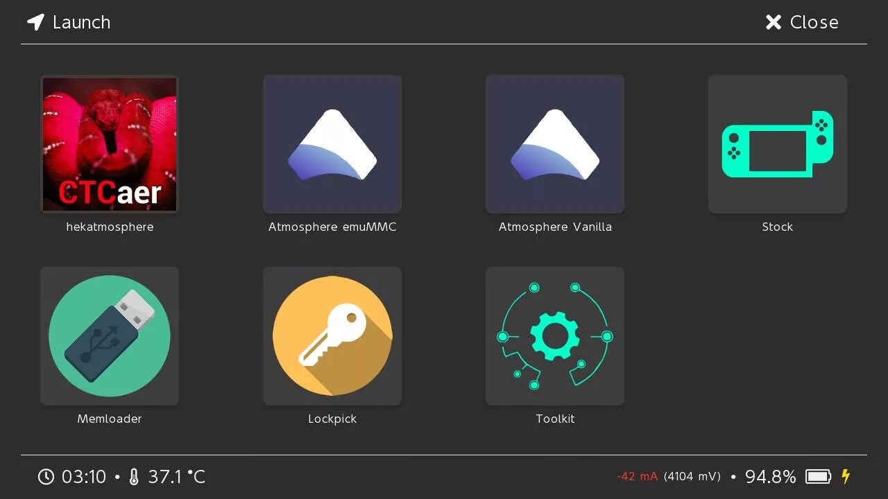 Launch menu. Hekate nintendo switch. nintendo switch atmosphere. launch меню. nintendo switch hekate emummc.