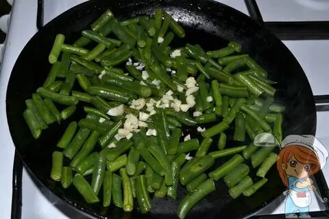 Как приготовить стручковую фасоль замороженную на сковороде