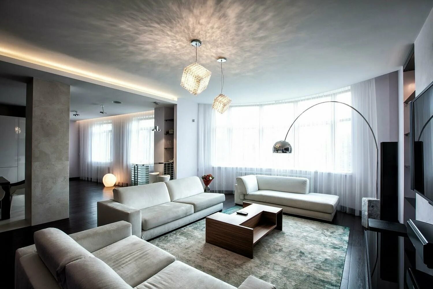 студия кухня гостиная 36м2. евроремонт квартиры. зонирование комнаты. интерьер просторной гостиной. большая комната 50.