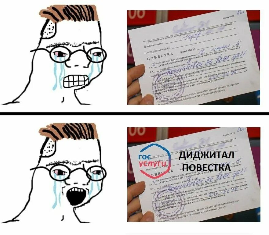 Может ли повестка прийти электронно. Повестка госуслуги. мемы про повестку. электронная повестка. госуслуги повестка мем.