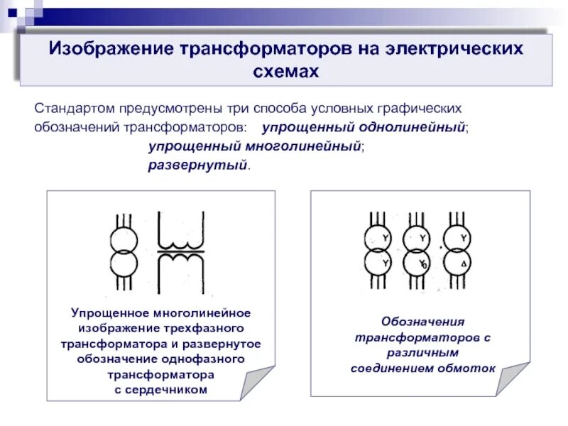 Как обозначается трансформатор