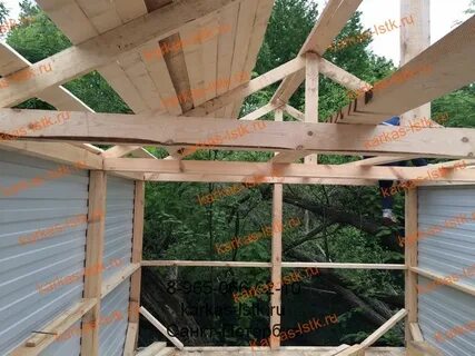 Профлист на деревянный каркас