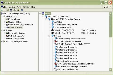 Microsoft acpi совместимый