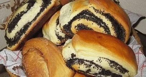 Приготовить булочки с маком из дрожжевого