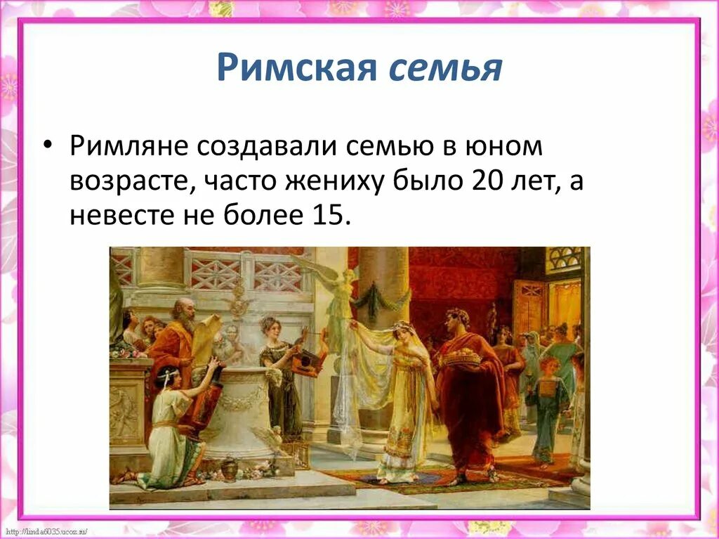 Римская семья была. Семья древних римлян. Семейные традиции древних римлян. Обычаи в древнем Риме. Римская семья презентация.