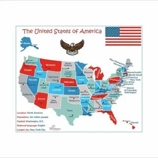 Северная америка все штаты