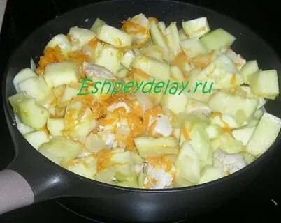 Тушеные патиссоны рецепт