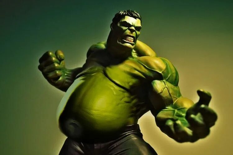 Халк. Fat Hulk. Халк баклажан. Коричневый Халк. Пародия халка