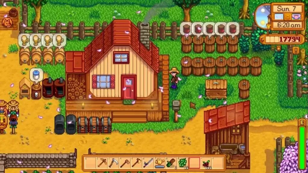 Игры похожие на стардью валлей. Stardew Valley геймплей. Стардью Валли геймплей. Стардев Валлей геймплей. Силосная башня Стардью.