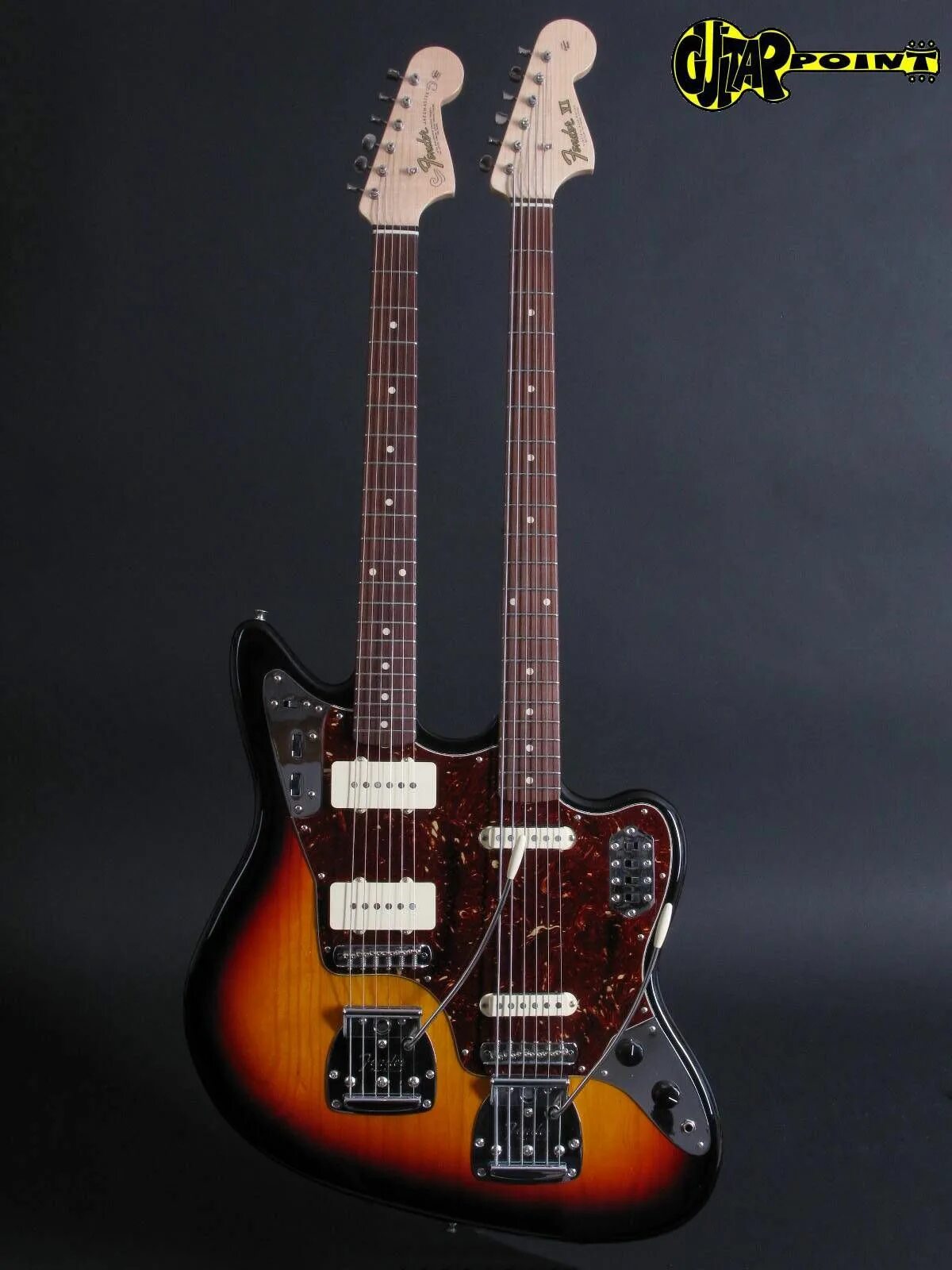 Фендер бас 6. Бас гитара Fender Bass vi. Double Neck гитара. Double Neck Jazzmaster.