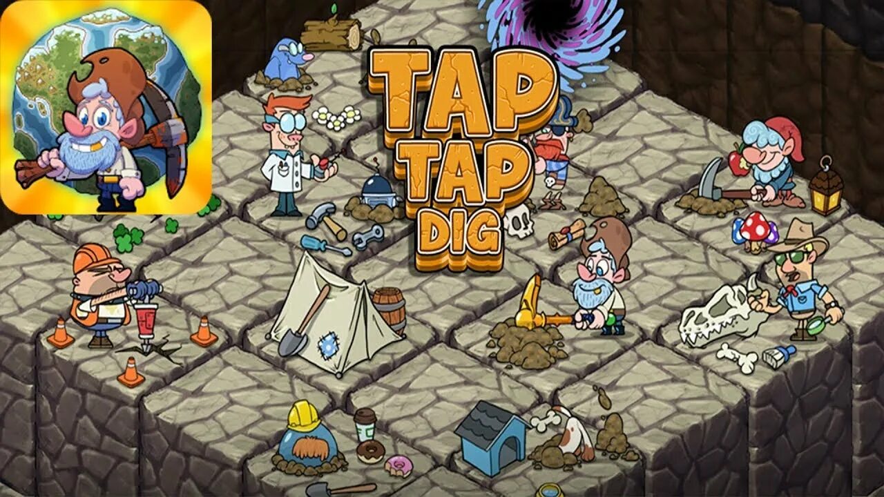 Tap tap dig. Dig dug Gameplay. Tap Gameplay. Tap tap Revenge.