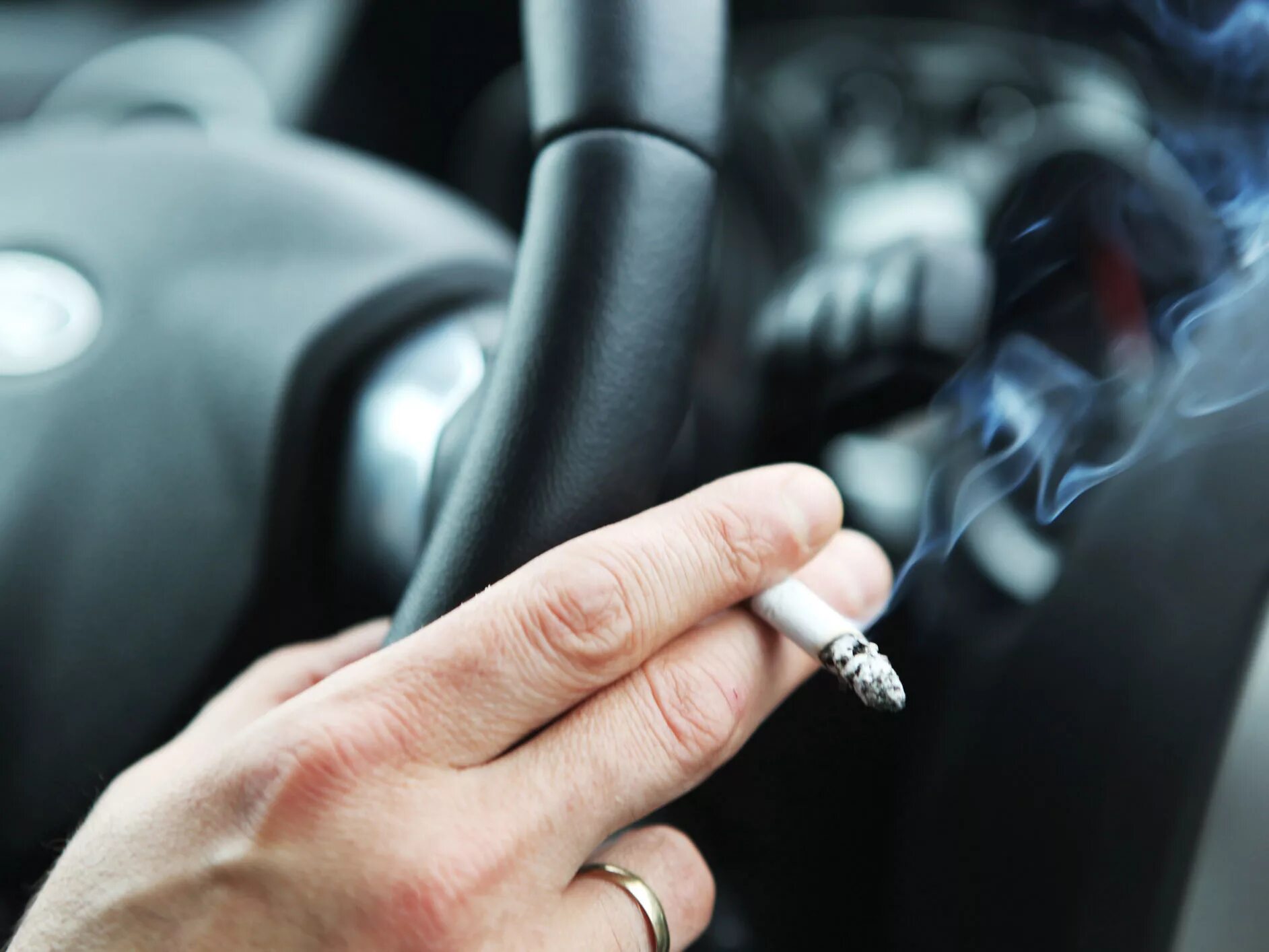 Cigarettes out the window