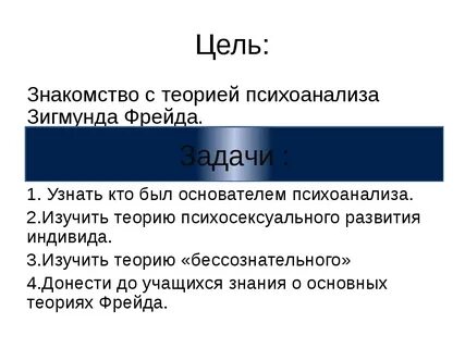 Концепция личности в психоанализе фрейд
