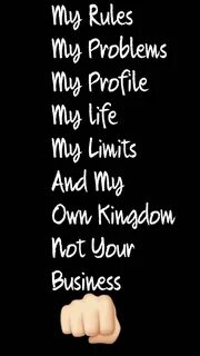 Im my life